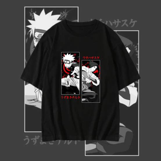 Drop Shoulder T-Shirt (Naruto) - AAZ