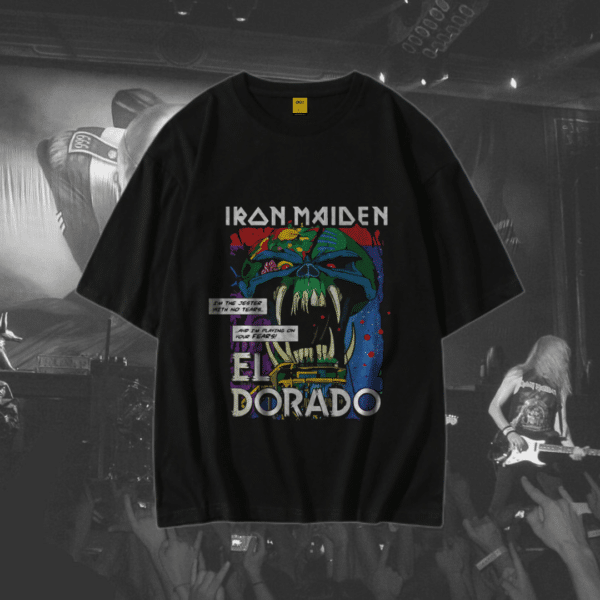 Drop Shoulder T-Shirt (Iron Maiden 02: El Dorado)