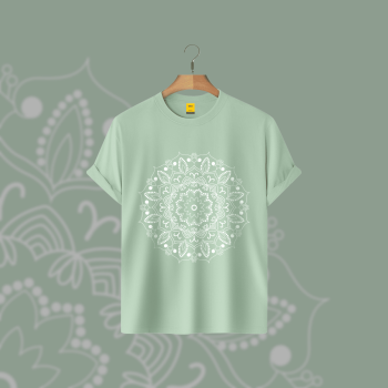 Mandala Art Half - Premium Cotton - AAZ Bangladesh