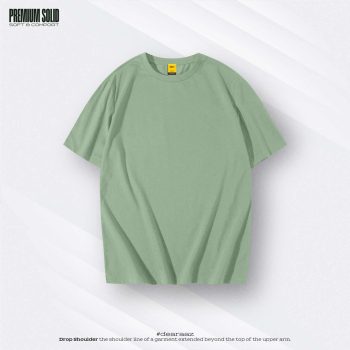 Pastel Green T-Shirt - Premium Cotton - AAZ Bangladesh