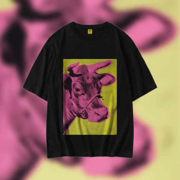 Drop Shoulder T-Shirt (The Cow)