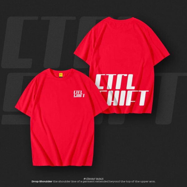 Drop Shoulder T Shirt ( Ctrl + shift)