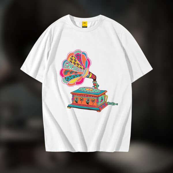 Drop Shoulder T-Shirt (Gramophone)