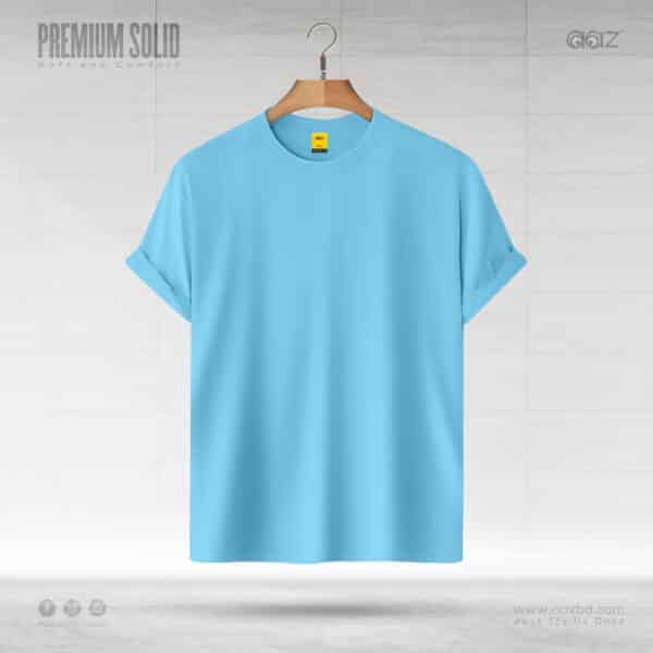 Basic T Shirt –  Sky Blue