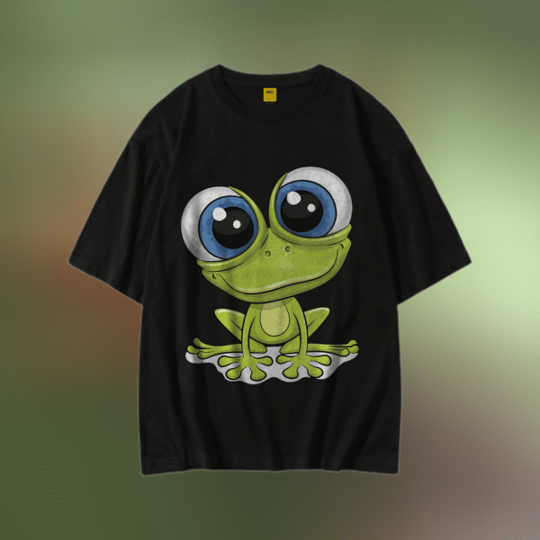 Drop Shoulder T-Shirt (Frog  02)