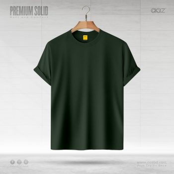 Solid T Shirt – Olive Green - Premium Quality - AAZ Bangladesh