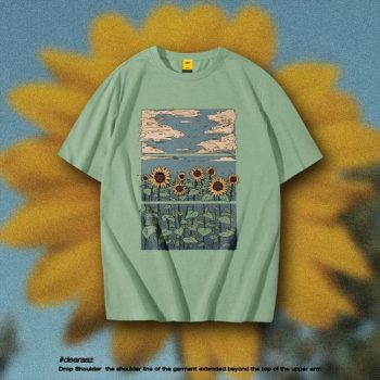 Sunflower 02 T-Shirt - Premium Cotton - AAZ Bangladesh