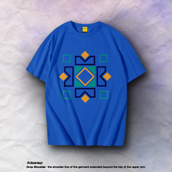 Drop Shoulder Islamic T-Shirt (Islamic Ornament 01)