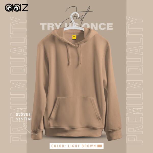 Basic Premium Oversized Hoodie (Brown)