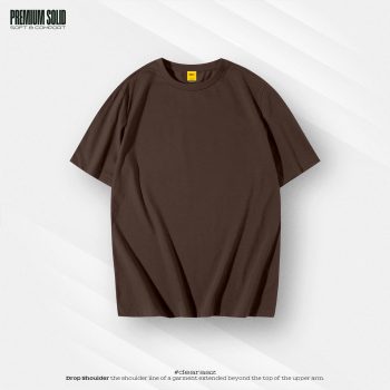 Deep Brown T-Shirt - Premium Cotton - AAZ Bangladesh