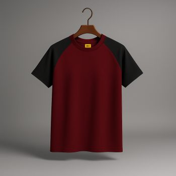 Maroon T-Shirt - Premium Cotton - AAZ Bangladesh