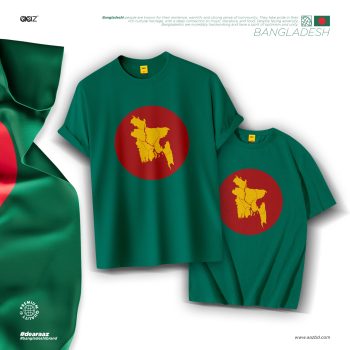 Muktir T Shirt: Bangladesh 03 - Premium Quality - AAZ Bangladesh