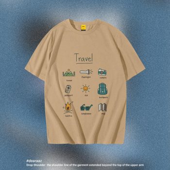 Travel T-Shirt - Premium Cotton - AAZ Bangladesh