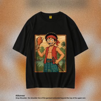 Bangla Verse T-Shirt: Luffy Bhai - Premium Quality - AAZ Bangladesh