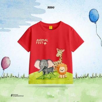 Kids T-Shirt – Animal Fest - Premium Quality - AAZ Bangladesh