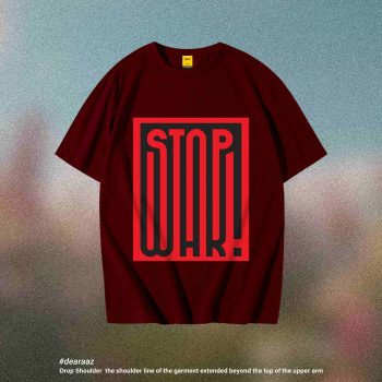 Stop War T-Shirt - Premium Cotton - AAZ Bangladesh