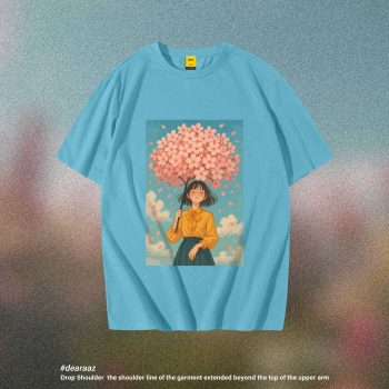 Cherry Blossom 02 T-Shirt - Premium Cotton - AAZ Bangladesh