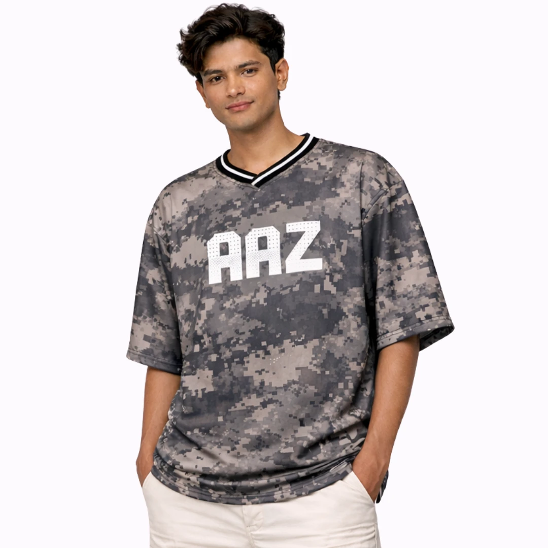 AAZ Urban Camo Street Jersey - Premium Quality - AAZ Bangladesh