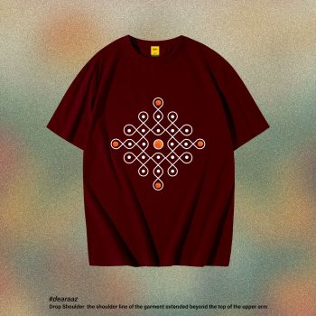 Kolam Art 03 T-Shirt - Premium Cotton - AAZ Bangladesh