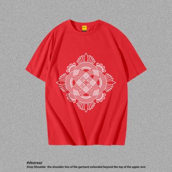 Kolam Art T-Shirt - Premium Cotton - AAZ Bangladesh