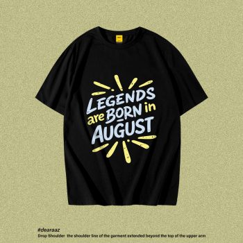 August T-Shirt - Premium Cotton - AAZ Bangladesh