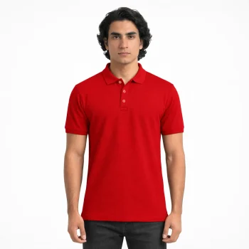 Premium Solid Polo: Red - Premium Quality - AAZ Bangladesh
