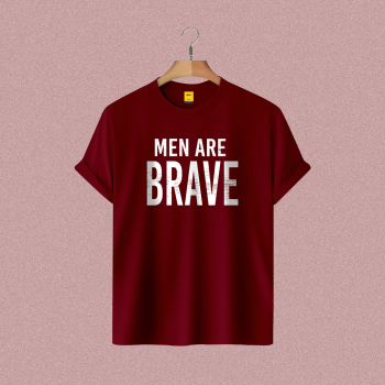 Man are Brave Half - Premium Cotton - AAZ Bangladesh
