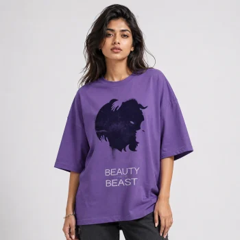 Drop Shoulder T-Shirt (Beauty and the Beast)