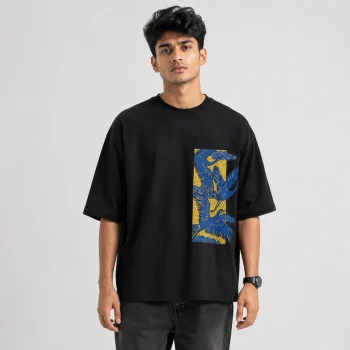 Drop Shoulder T-Shirt (Birds 02)